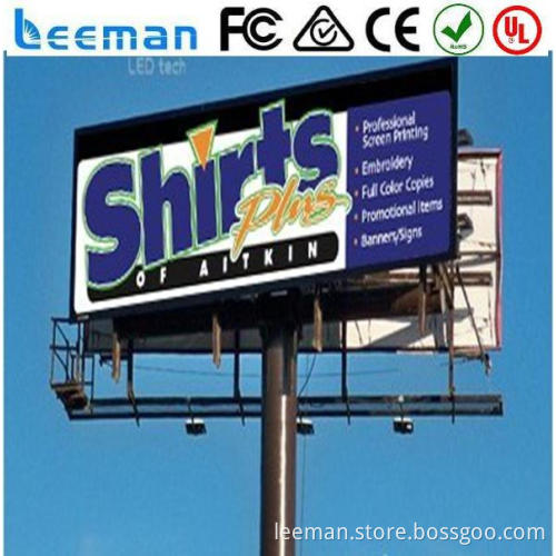 full color led wall display full color led control card variable message sign board